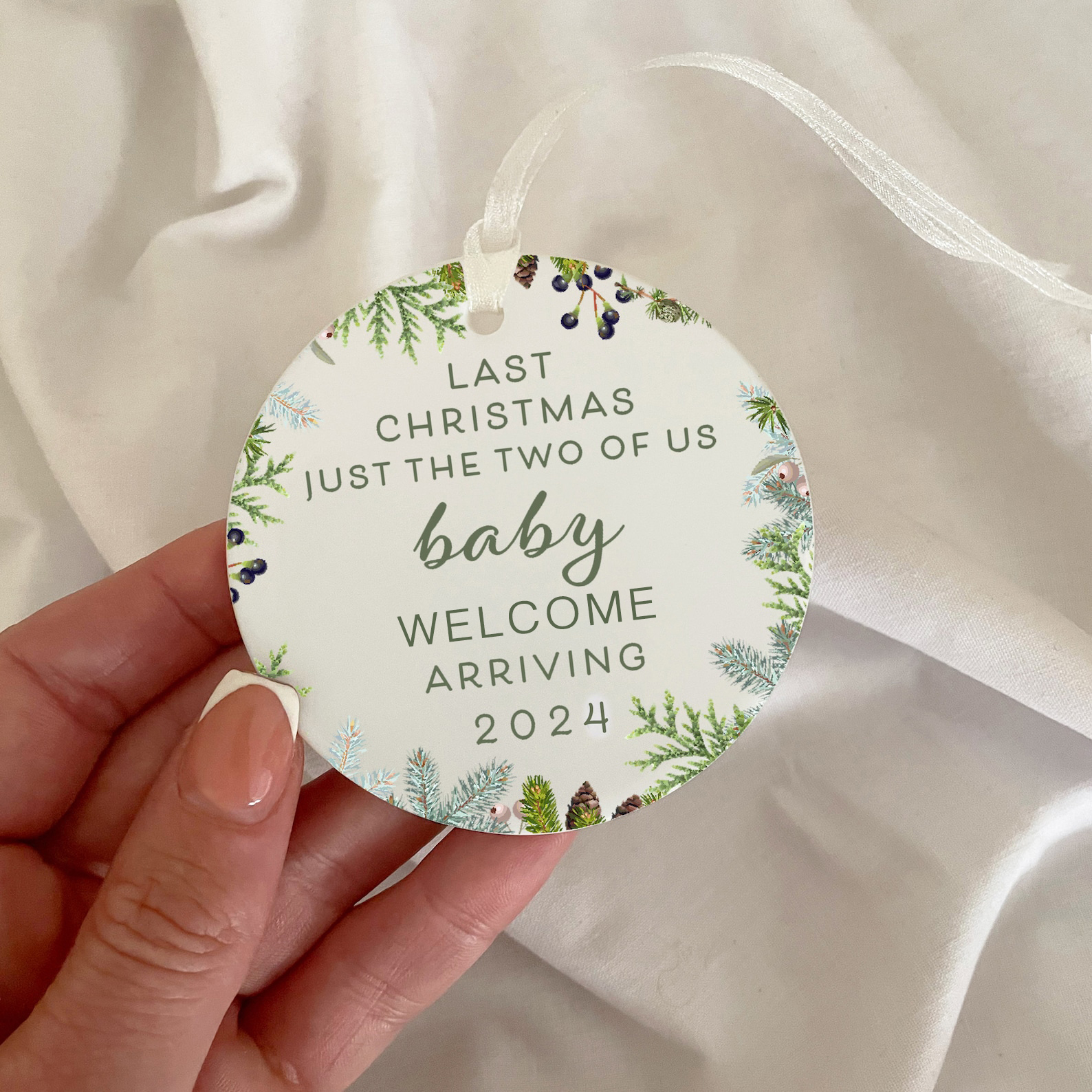 ✨🎄Welcome Arriving 2024- Christmas Tree Ornament