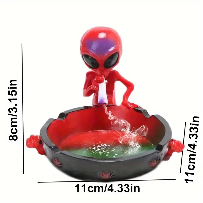 🎁Alien resin ashtray tabletop decoration gift