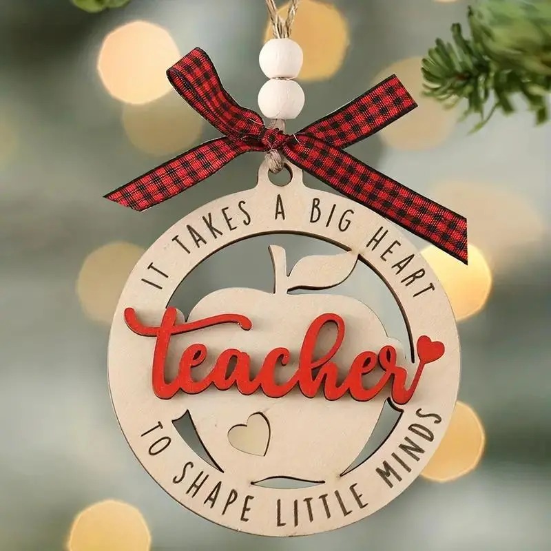 💖Apple Love Teacher Pendant🎁