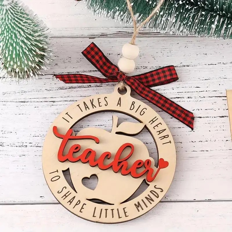 💖Apple Love Teacher Pendant🎁