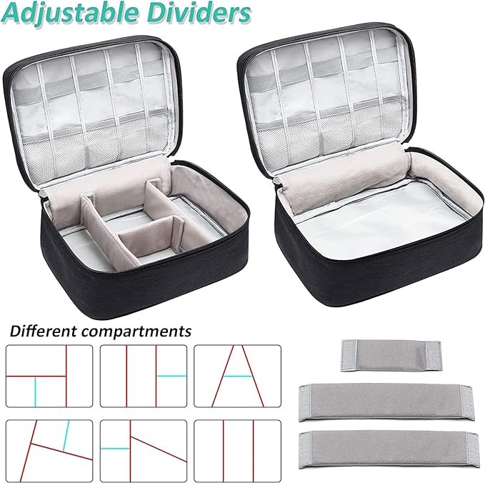 ✈Compact waterproof travel gadget bag