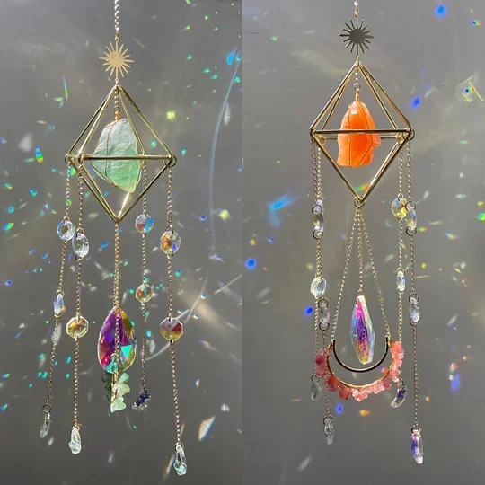 Pendant Crystal Stone Wind Chime