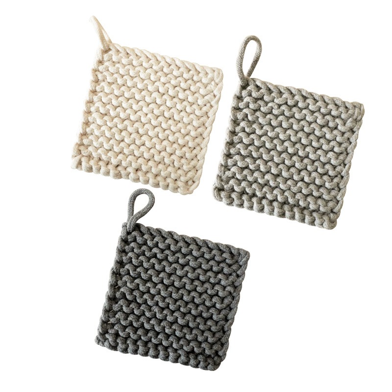 Woven insulated creative decorative coasters