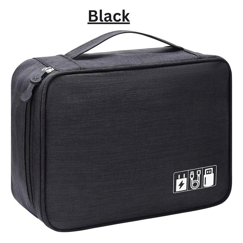 Compact waterproof travel gadget bag