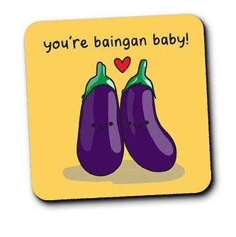 Food-Inspired Coasters - Funny, Novelty