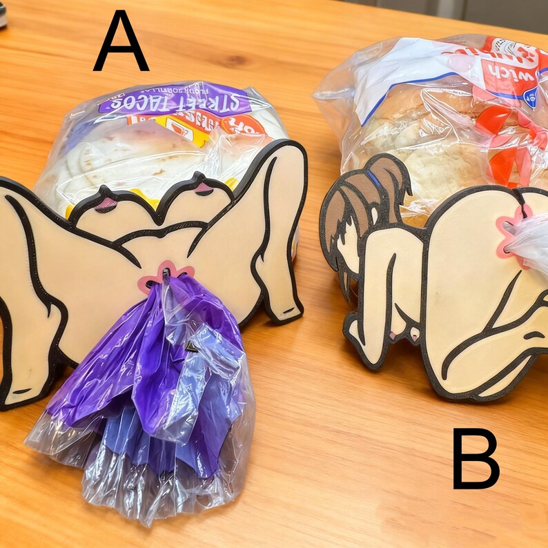 Novelty 3D Printed Bread Clips