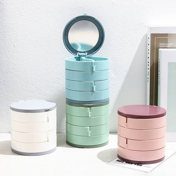🎁Mother's day 4 Layers Rotatable Jewelry Storage Box