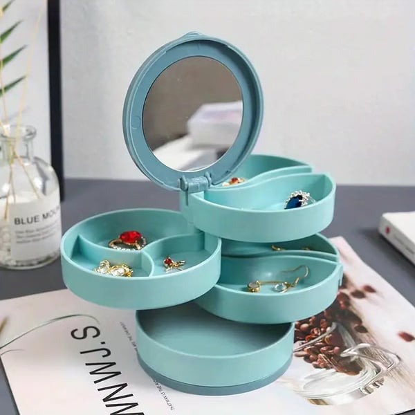 🎁Mother's day 4 Layers Rotatable Jewelry Storage Box