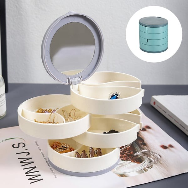 🎁Mother's day 4 Layers Rotatable Jewelry Storage Box