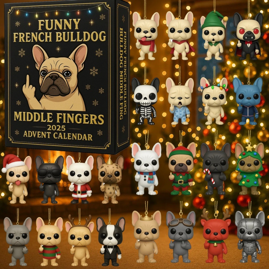 [Christmas Pre Sale] 2025 Funny French Bulldog Advent Calendar