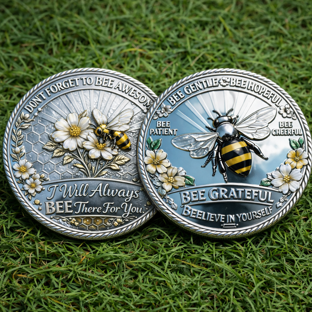 🐝🌈Beelieve in Yourself Inspirational Coin