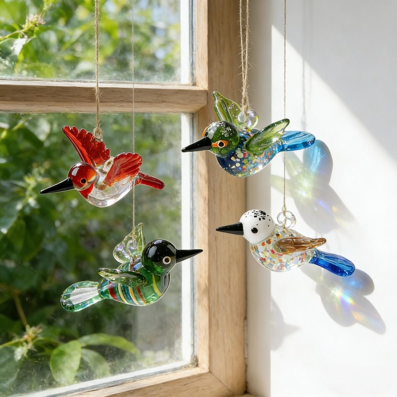 🕊️ Forever Glass Birds – Hand‑Blown Art That Never Fades