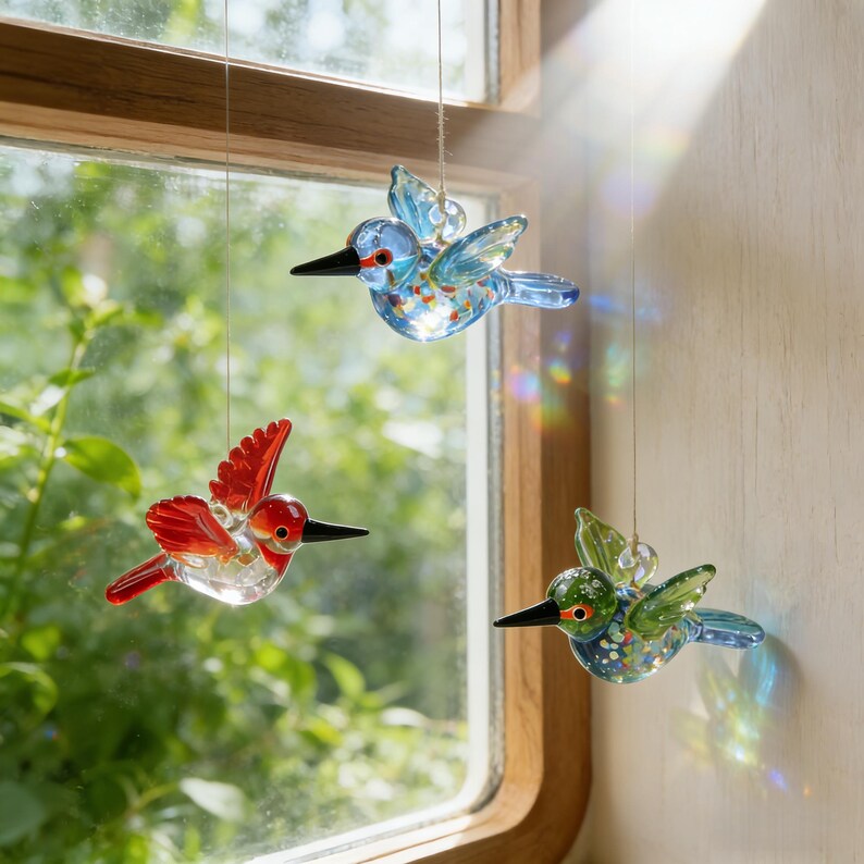 🕊️ Forever Glass Birds – Hand‑Blown Art That Never Fades