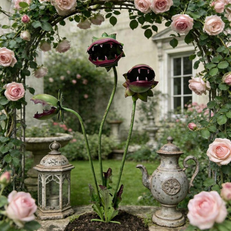 Carnivorous Plant Garden Stake