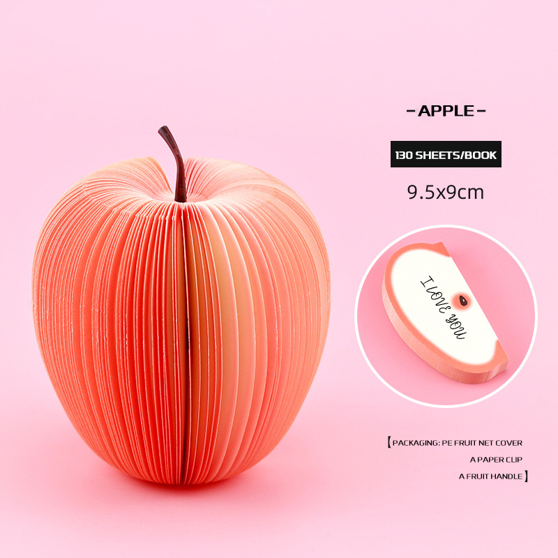🍎Creative DIY Vegetable And Fruit Sticky Notes✨