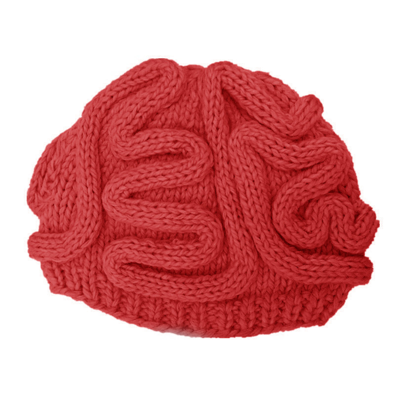 🎄 Christmas Hot Sale 🎄 Handmade Funny Brain Knitted Hat