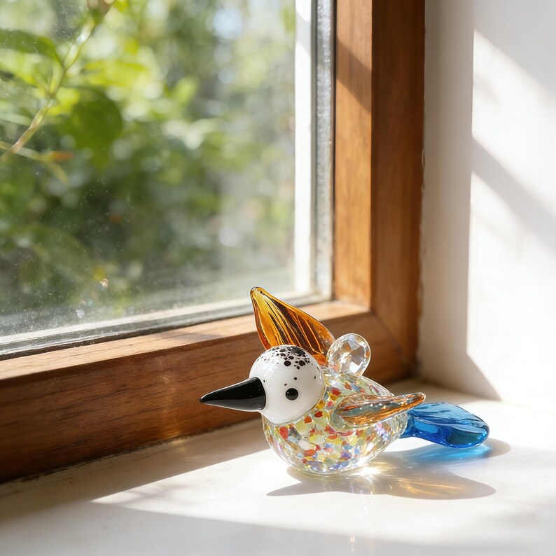 🕊️ Forever Glass Birds – Hand‑Blown Art That Never Fades