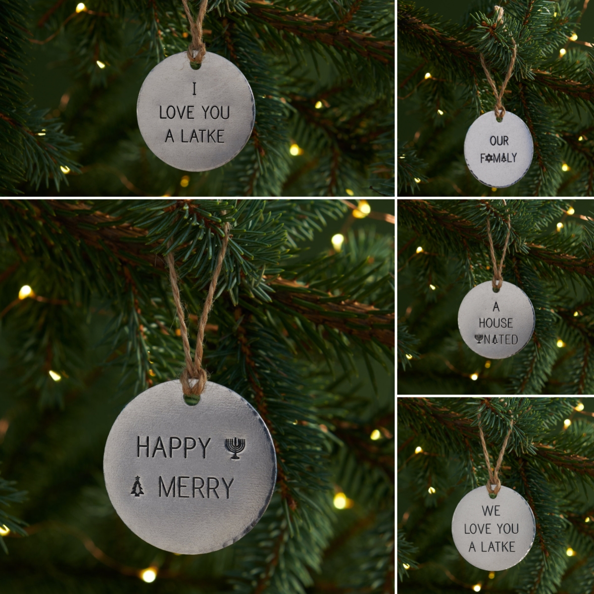 Metallic Christmas Ornaments