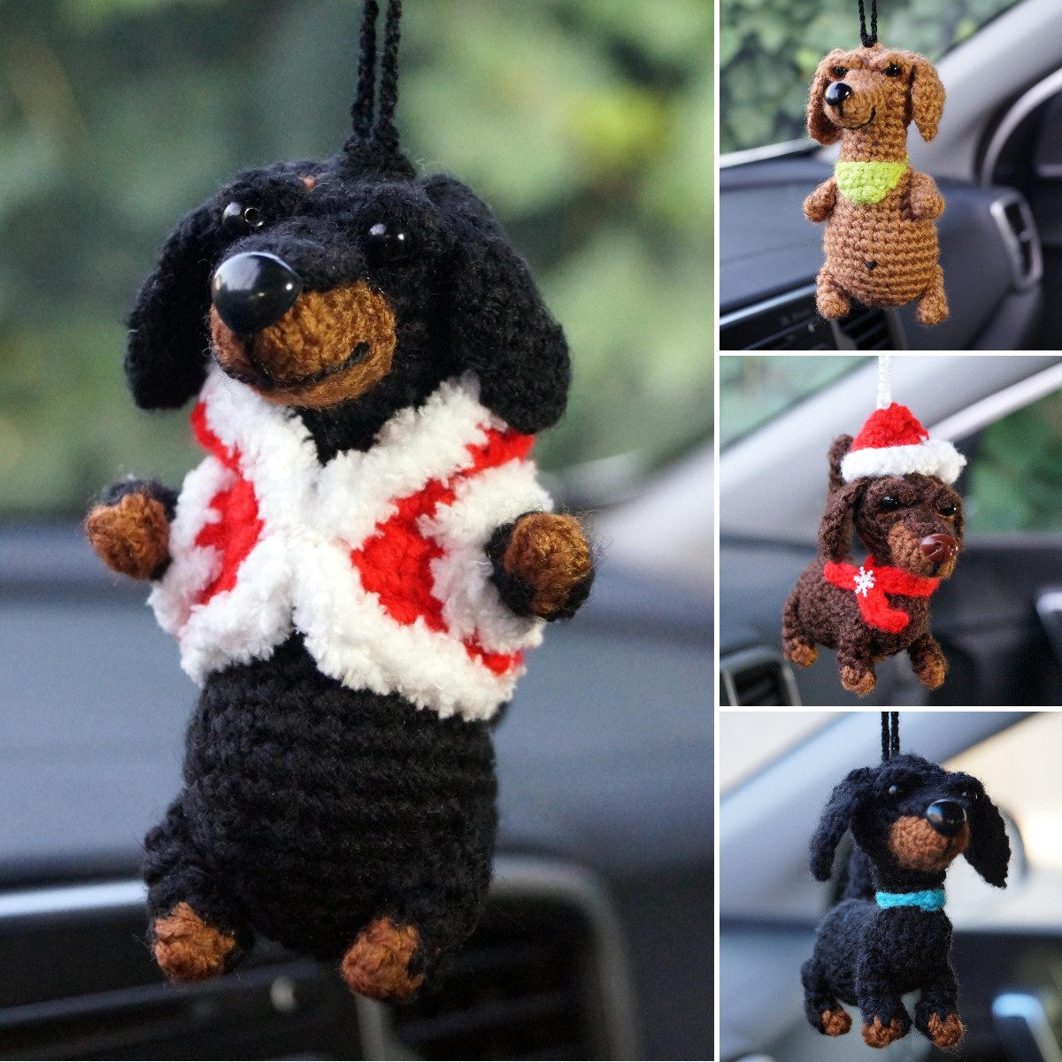 🎅Christmas Hot Sale -Daschund Car Decor