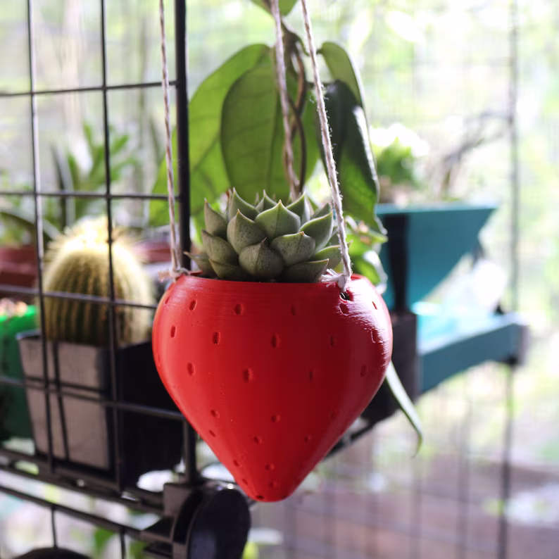 🌱Charming Strawberry Hanging Planter Pot🌱