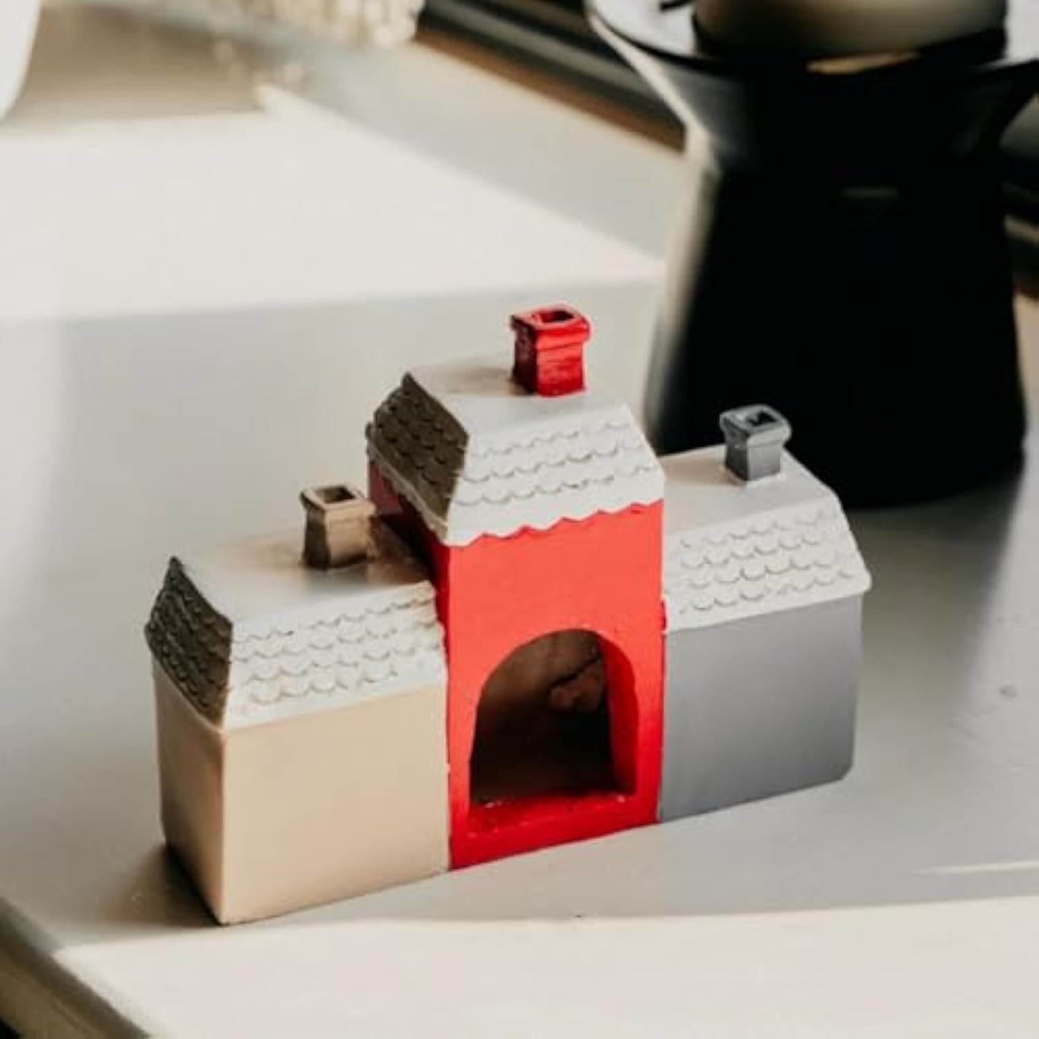 🏡Christmas Snowy Winter Incense Resin Cottage Incense Ornament