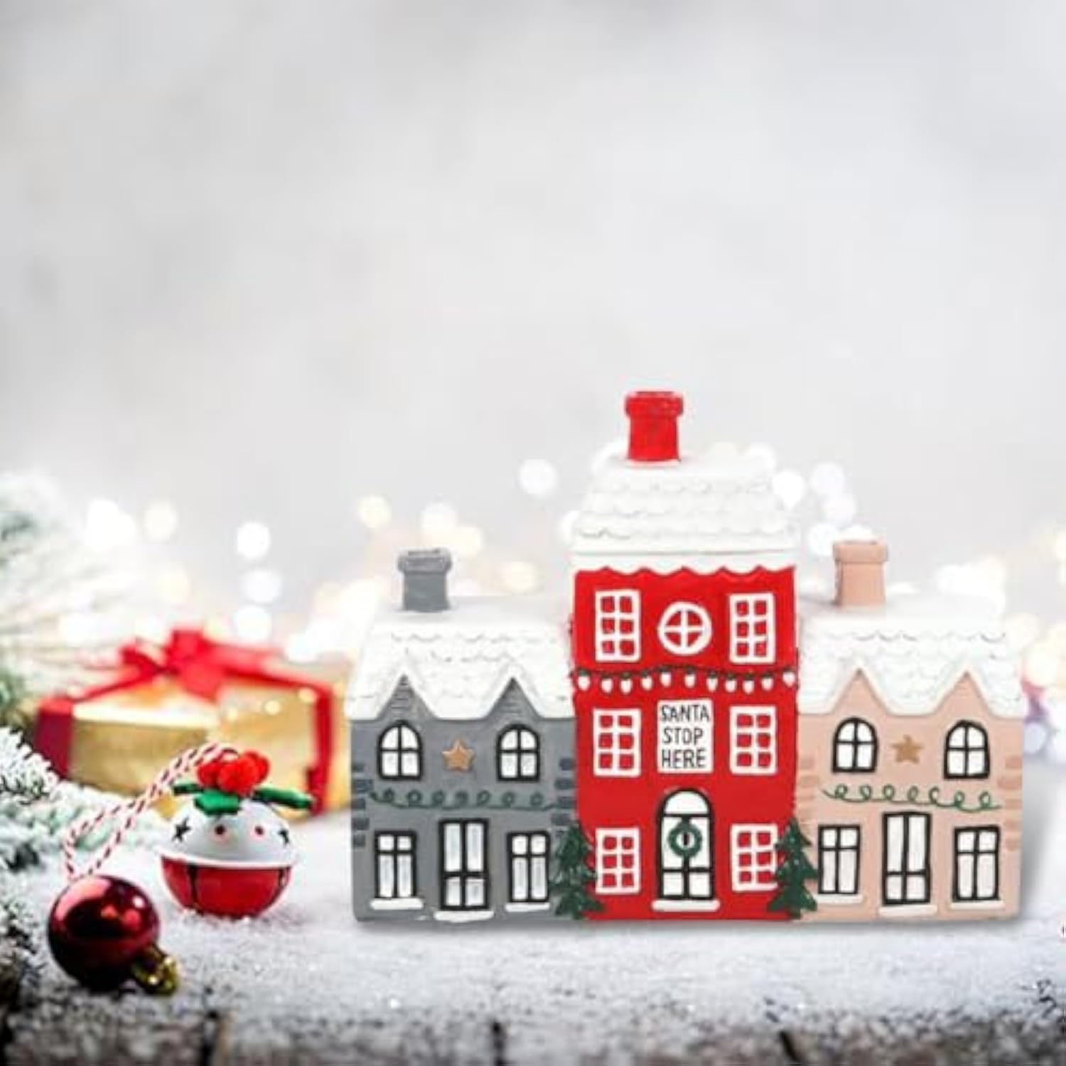 🏡Christmas Snowy Winter Incense Resin Cottage Incense Ornament