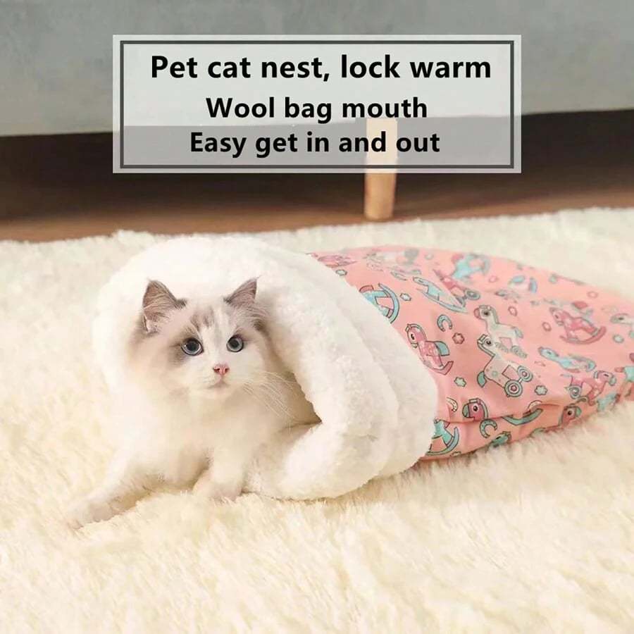 🔥Last Day 50% OFF - 🐾Cozy Pet Nest for Small Cats and Dogs