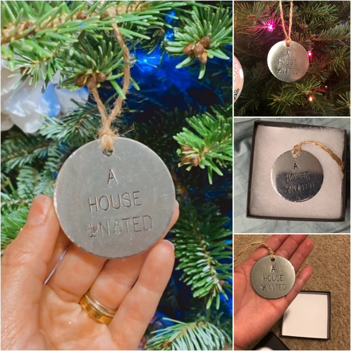 Metallic Christmas Ornaments