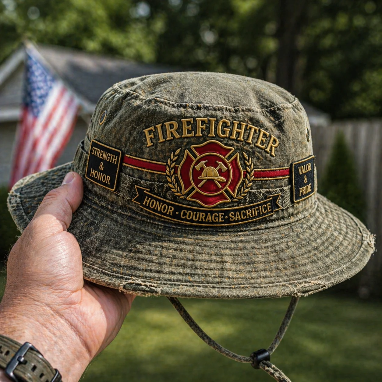 🚒🥇For Those Who Run In – Firefighter Boonie Hat