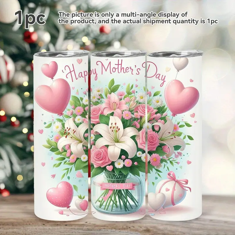 ‌Blooming Love, Lasting Warmth 💐 | 20oz Stainless Steel Tumbler