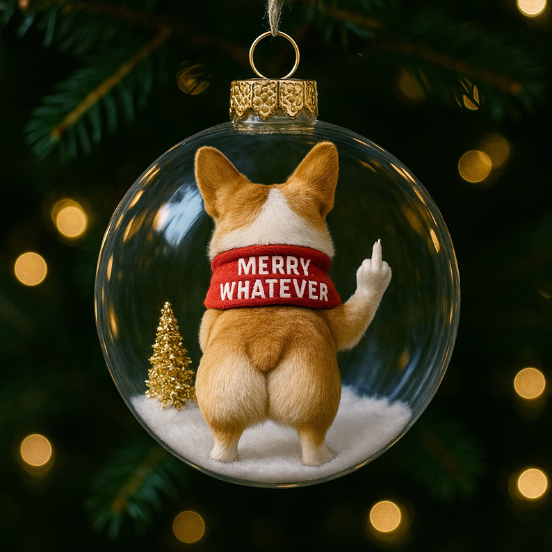 🔥LAST DAY 50% OFF-🐶Funny Dog Christmas Ornament