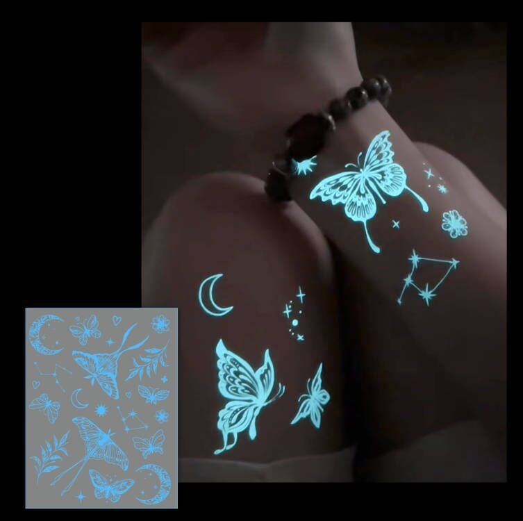 🔥HOT SALE 50% OFF - 🦋Luminous Butterfly Tattoo