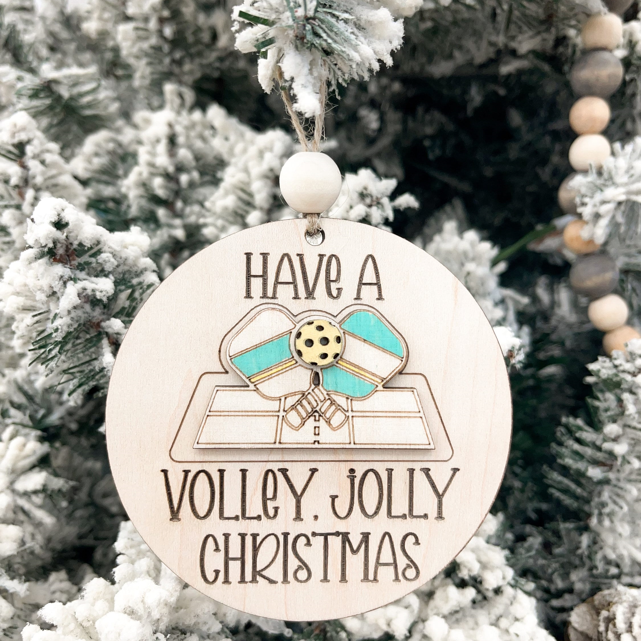 🤣Funny Cute Pickleball Ornament- Pickleball Christmas🎄