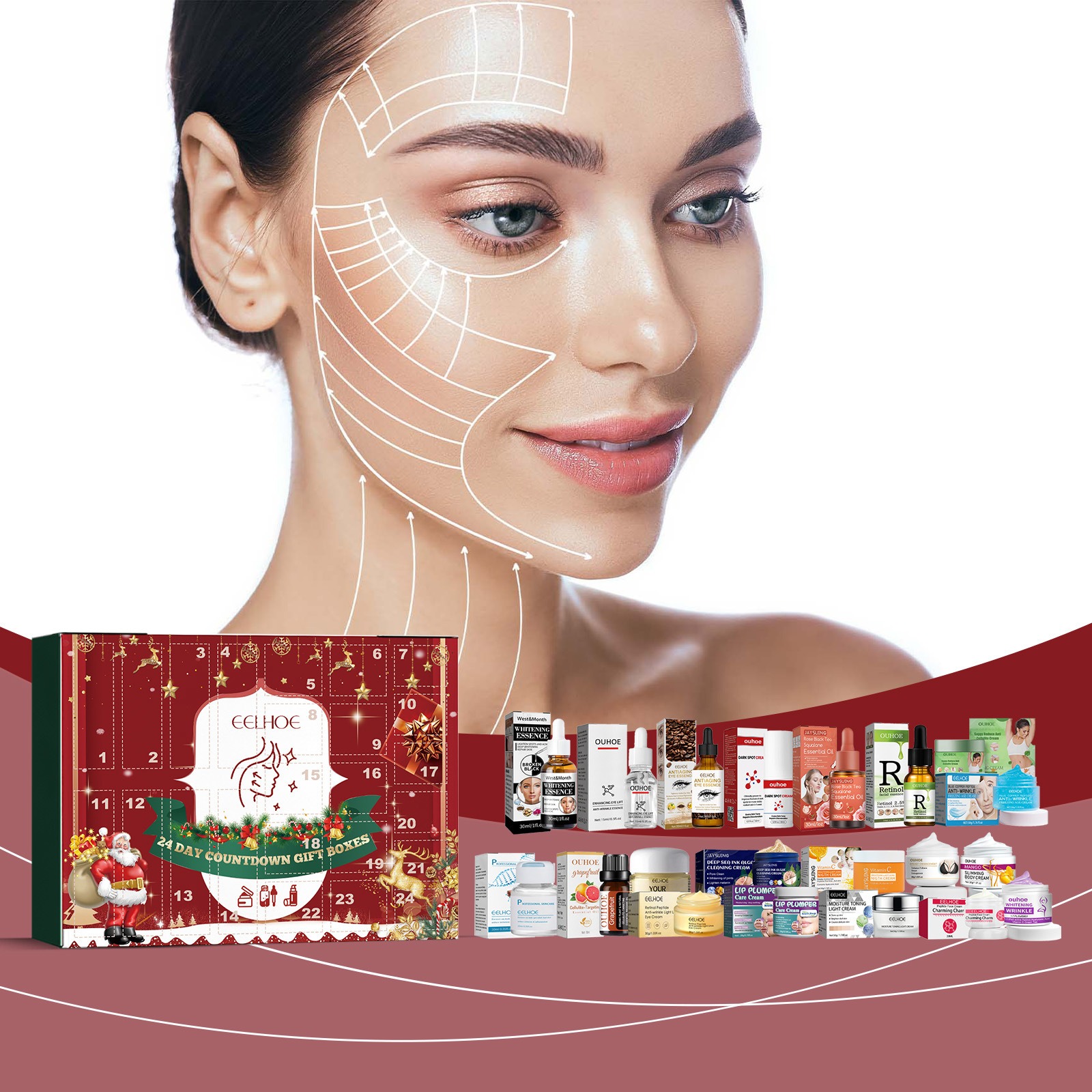 Last Day 70% OFF 2024 Personal Skin Care Makeup Advent Calendar 