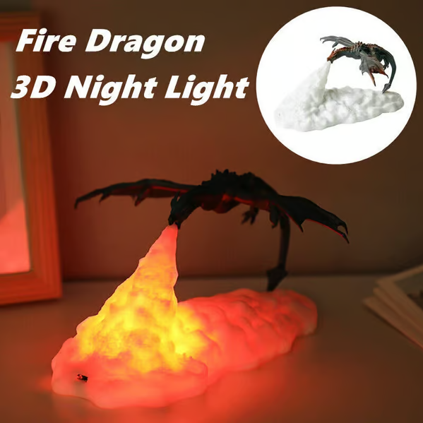 🐲Hot Sale 49%OFF🐲 Fire-Breathing Dragon Lamp