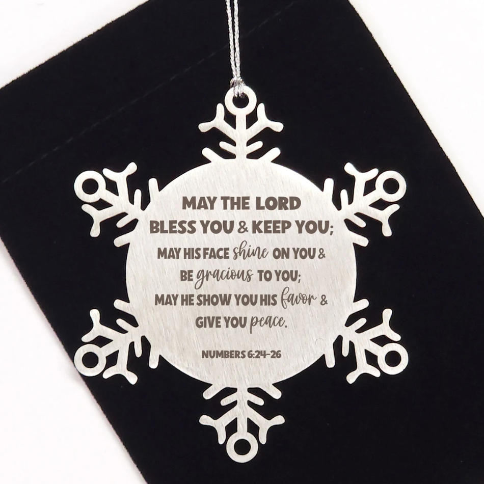 🎅Early Christmas 49%OFF🎅 May The Lord Bless You And Keep You Ornament
