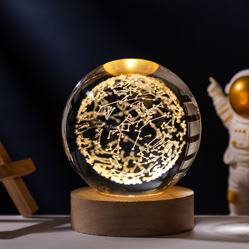 Galaxy Crystal Lamp