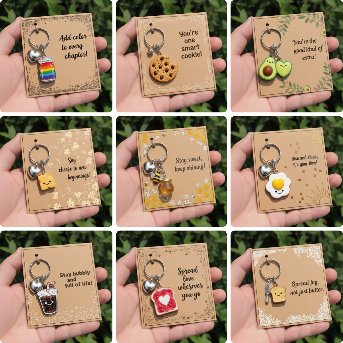 Pocket Positivity Keychains