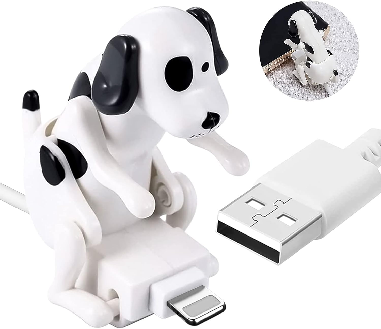 Funny Dog Fast Charger Cable | USB for iPhone & Type-C Phones