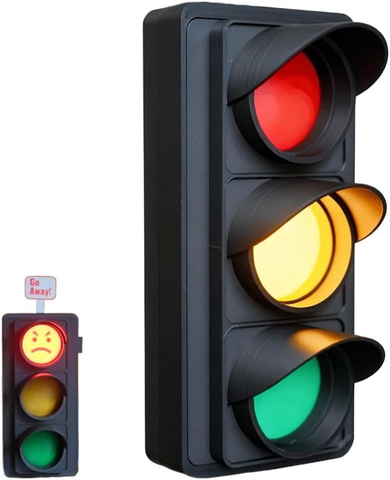 3D Printed Desk Traffic Light | Social Signal Busy Indicator for Home Office