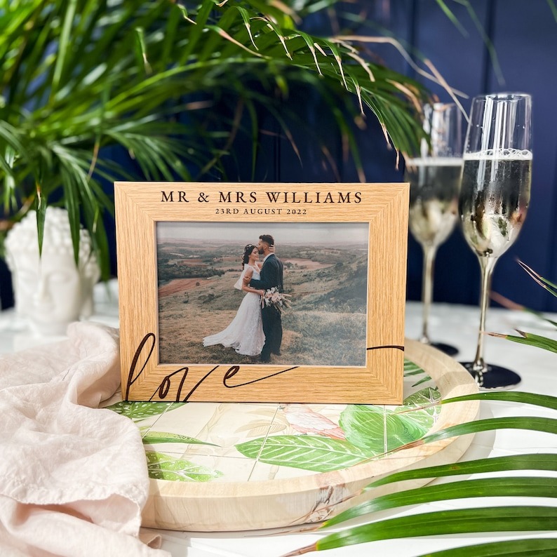Personalized commemorative photo frame🥰