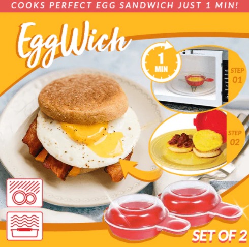 🍳🎁EggWich Microwave Egg Cooker