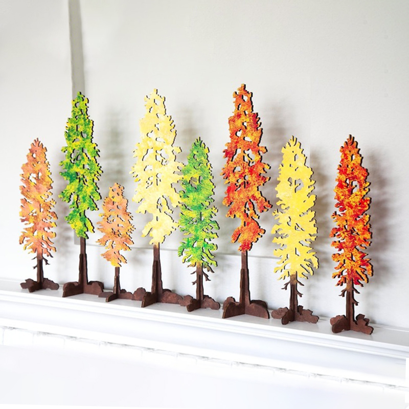 🎄Decorative freestanding wooden tree