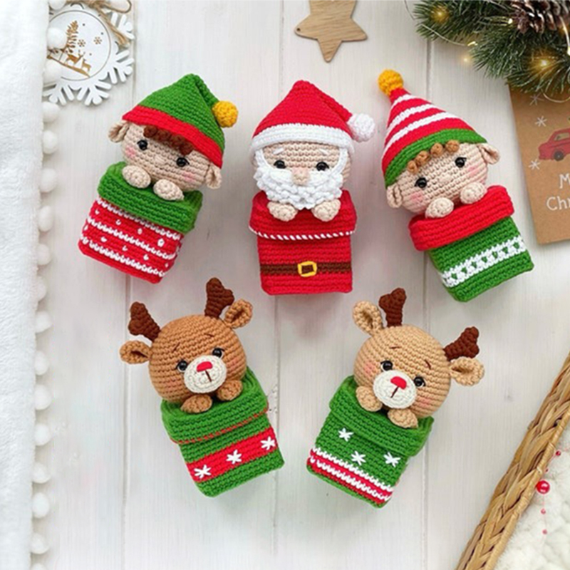 🎁Christmas Crochet Gift Box✨