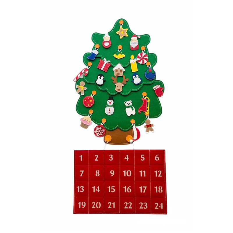 🎄Christmas tree & Advent Calendar felt handmade📆