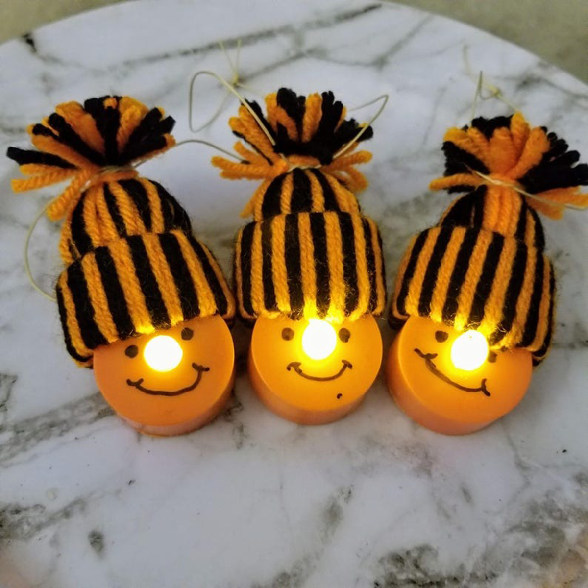 ✨Cool Glowing Pumpkin Head Ornament🎃