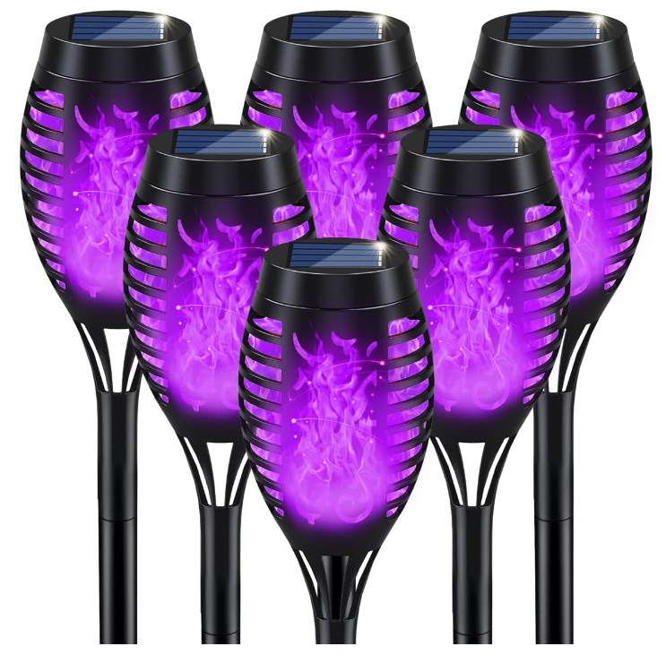 ❤️HOT SALE❤️Halloween Outdoor Solar Flame Light