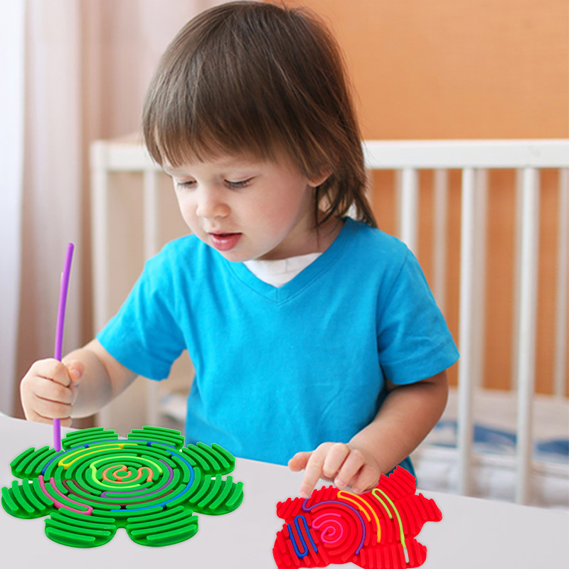 🔥Christmas Hot Sale--Children's DIY Educational Silicone Board Toys🎨