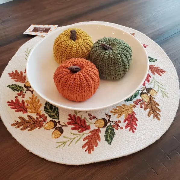 🍁Early Festival 49%OFF🍁 Knit Pumpkins Set of 3