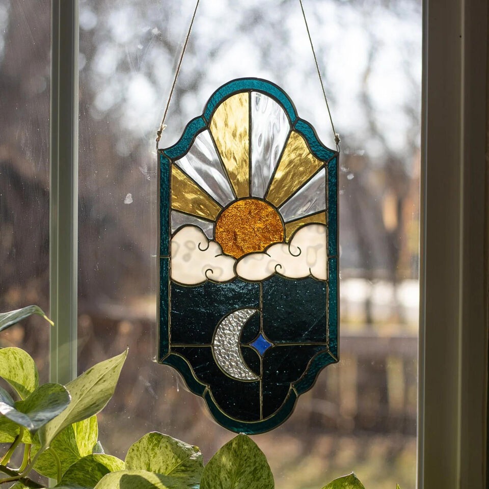 ☀Stained Sun Catcher Window Ornaments